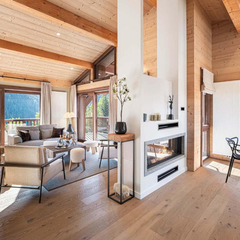 Chalet mitoyen exceptionnel à Courchevel 1650, 4 chambres en suite, animaux admis - FR-1-563-137 - Chalet - 10