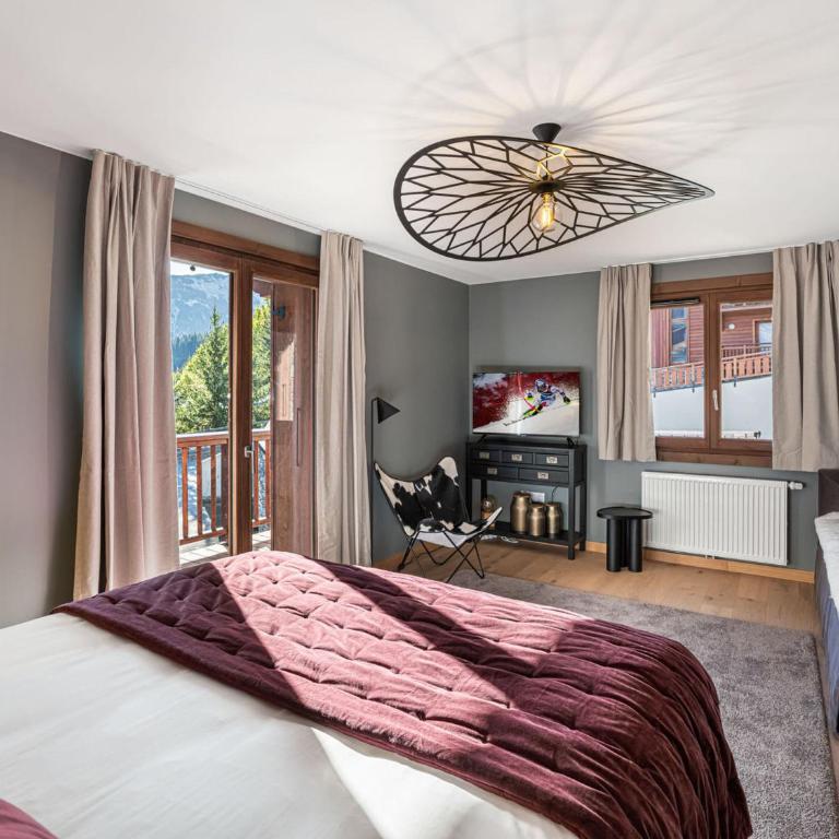 Chalet mitoyen exceptionnel à Courchevel 1650, 4 chambres en suite, animaux admis - FR-1-563-137 - Chalet - 21