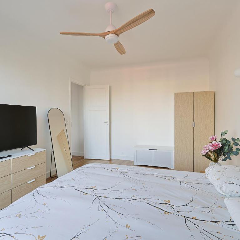 Élégant T2, vue dégagée, 300M de Roland Garros - One-Bedroom Apartment - 14