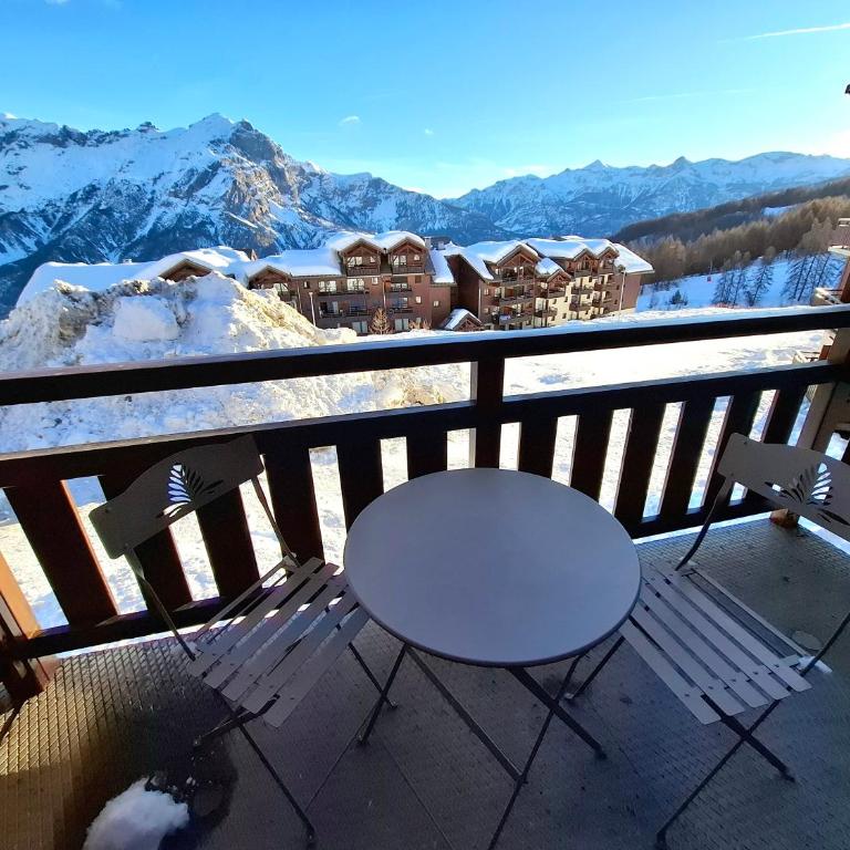 Appart 6 pers à 1800m, vue superbe, ski aux pieds - Apartment mit 3 Schlafzimmern - 11