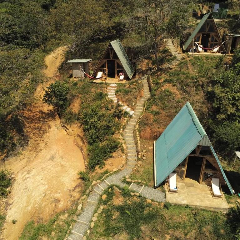 Ecotopia ecolodge - Habitación Doble con vistas a la montaña - 1 o 2 camas - 4