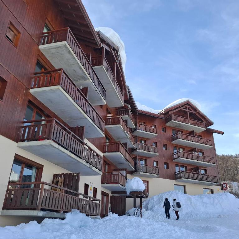 Appart 6 pers à 1800m, vue superbe, ski aux pieds - Apartment mit 3 Schlafzimmern - 9