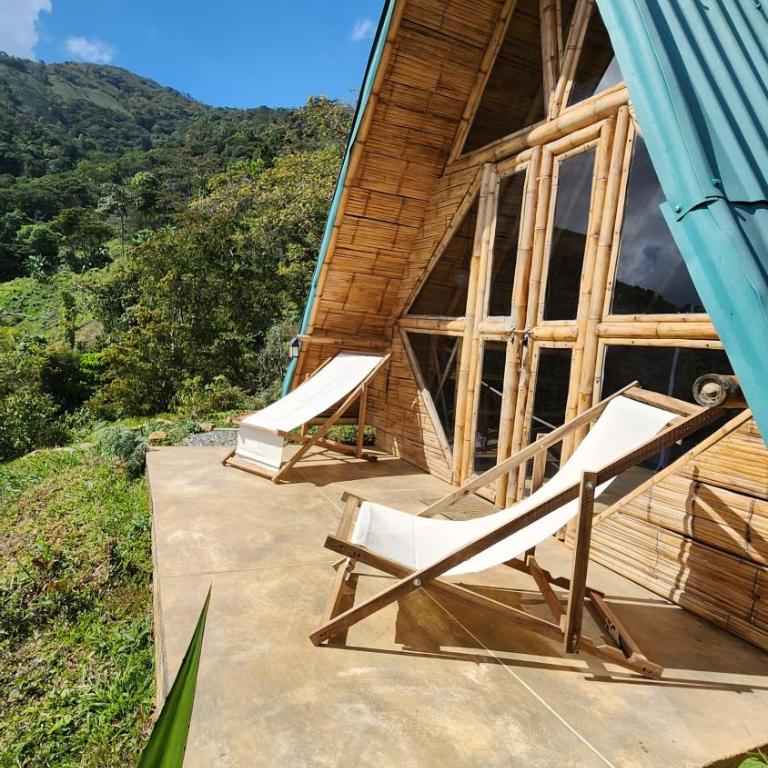 Ecotopia ecolodge - Habitación Doble con vistas a la montaña - 1 o 2 camas - 7