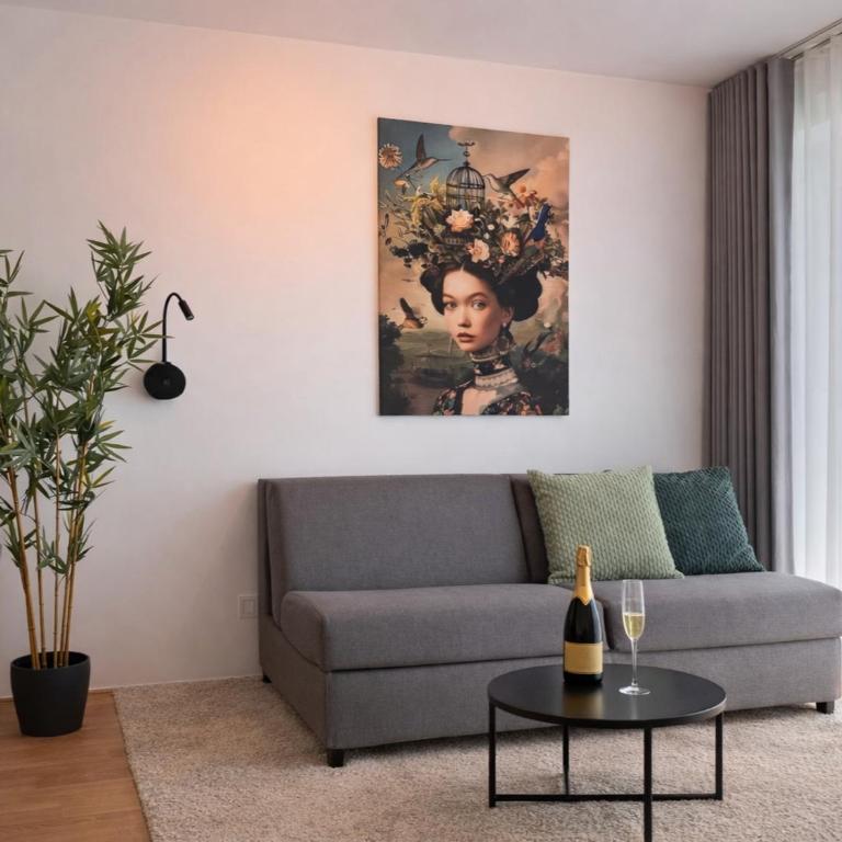 M2Suites by BestChoice - Messe - Parking - Self-Check-in - Apartment mit 2 Schlafzimmern und Balkon - 8
