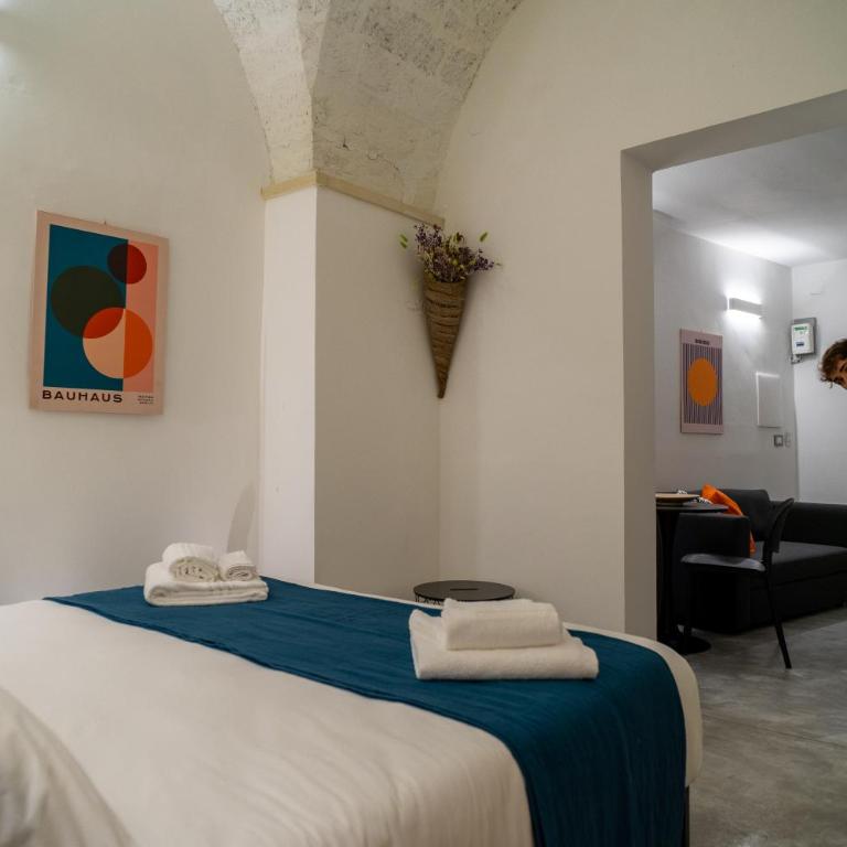 Anima Rudiae Apartments Privacy e Relax nel Centro Storico di Lecce con WiFi e Aria Condizionata - One-Bedroom Apartment - 14