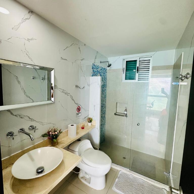 Apartamento Cartagena con vista al mar - Two-Bedroom Apartment - 18