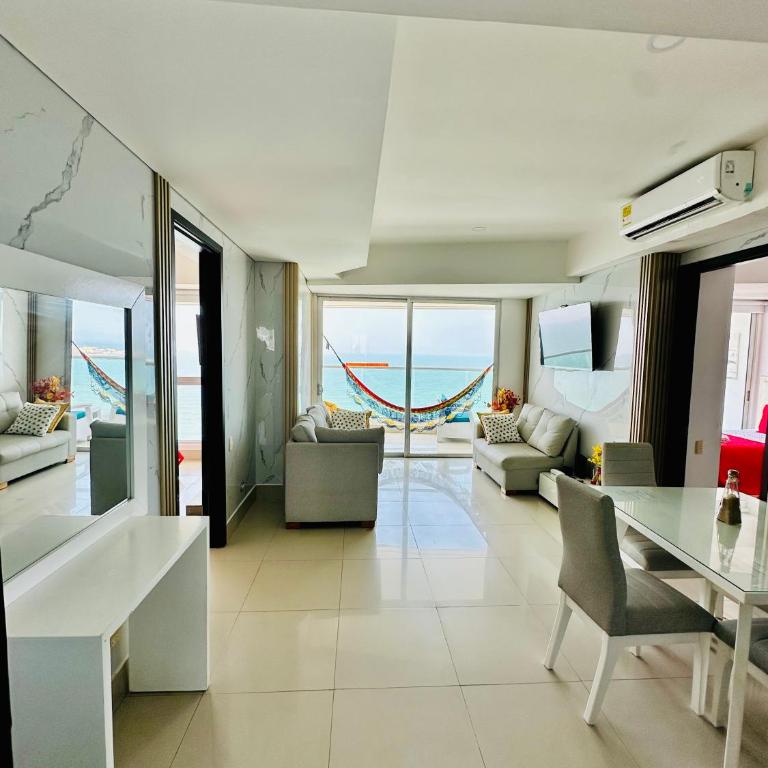 Apartamento Cartagena con vista al mar - Two-Bedroom Apartment - 8