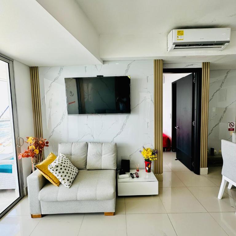 Apartamento Cartagena con vista al mar - Two-Bedroom Apartment - 13