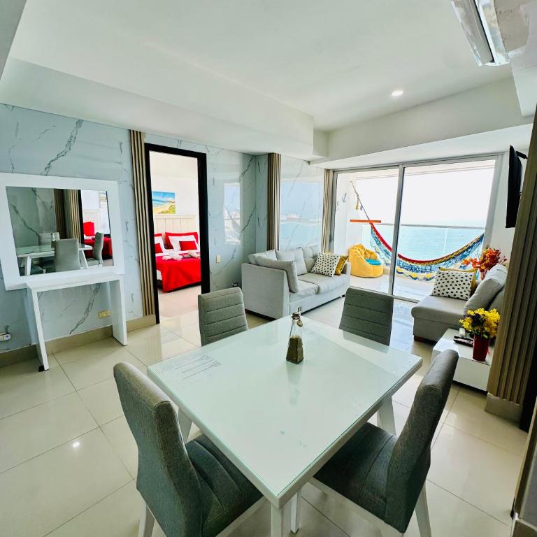 Apartamento Cartagena con vista al mar - Two-Bedroom Apartment - 11
