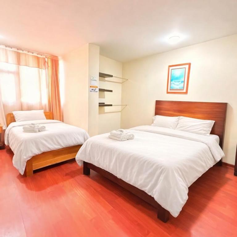 HOTEL IBYZA Ipiales - Habitación Doble con baño privado - 2 camas - 1