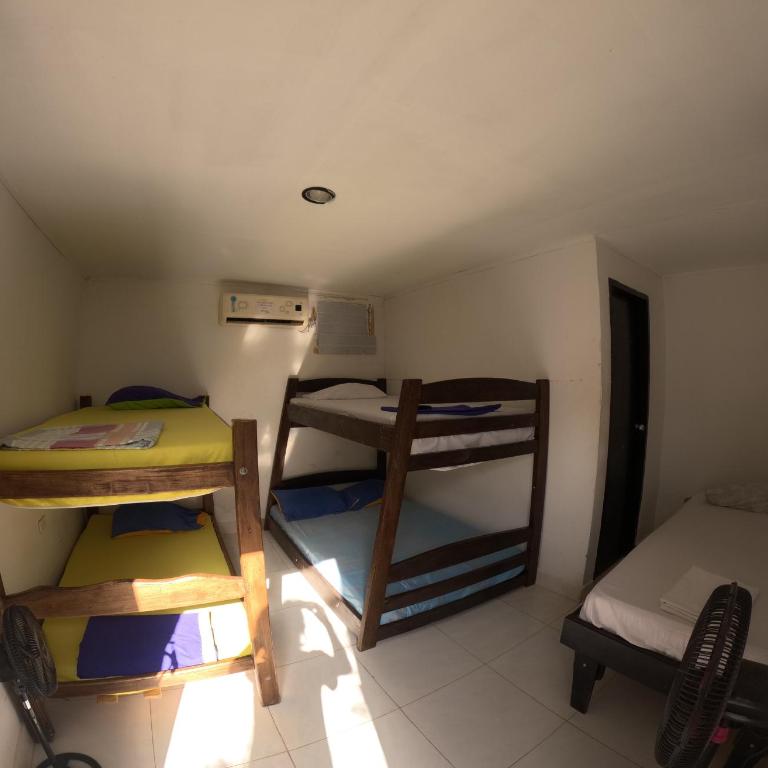 Hostal CQ Camarones - Cama individual en habitación compartida - 4 camas - 4