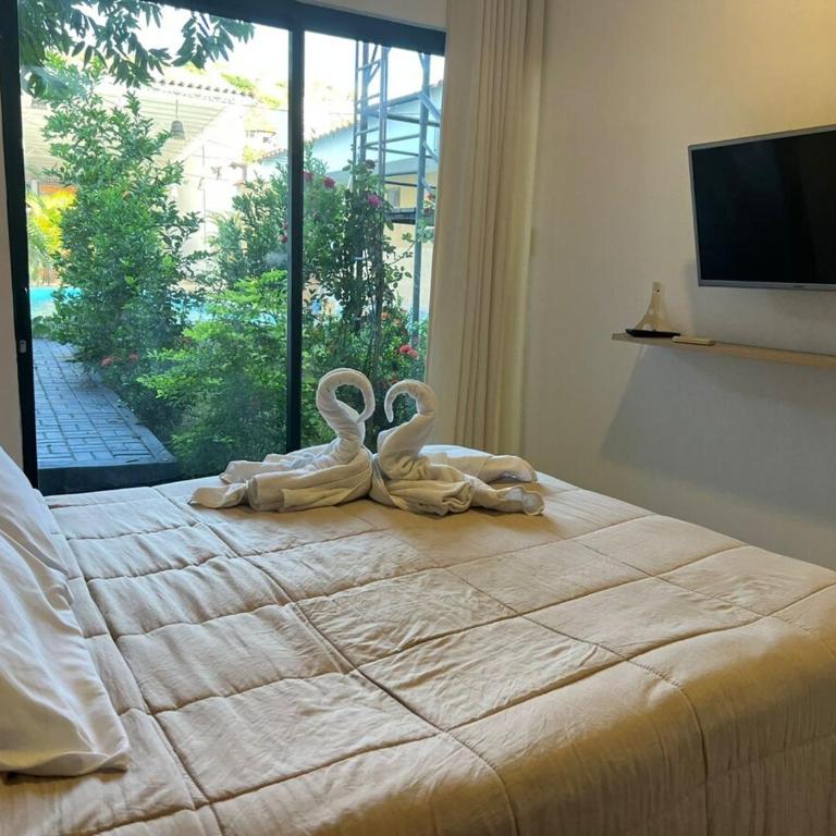 Habitación privada AC, desayunos piscina en Casa Greemat - Double Room with Park View - 50