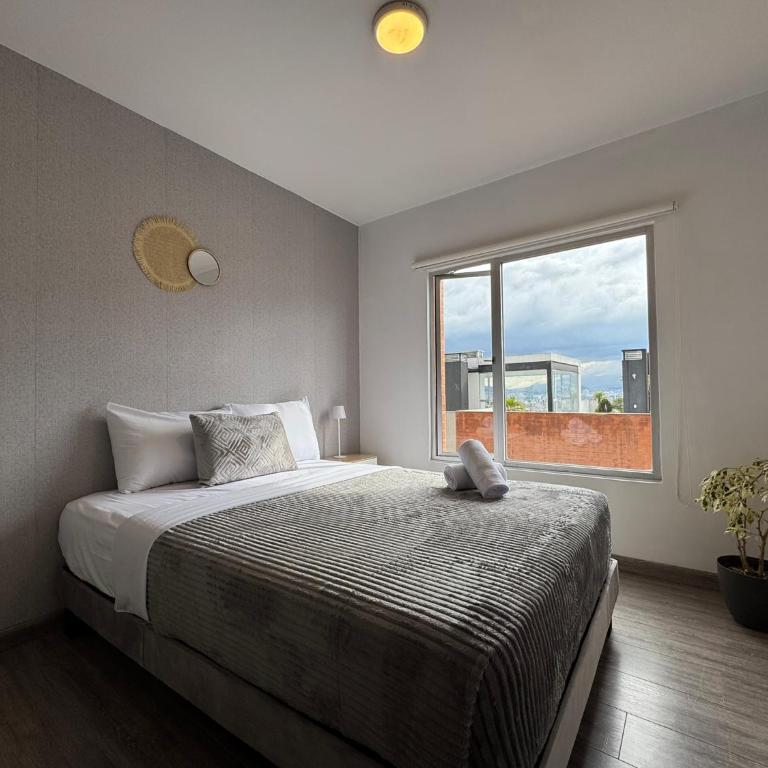 Apartamento cerca de Solca y Embajada Americana con Vista a la Ciudad GYM - Two-Bedroom Apartment - 68