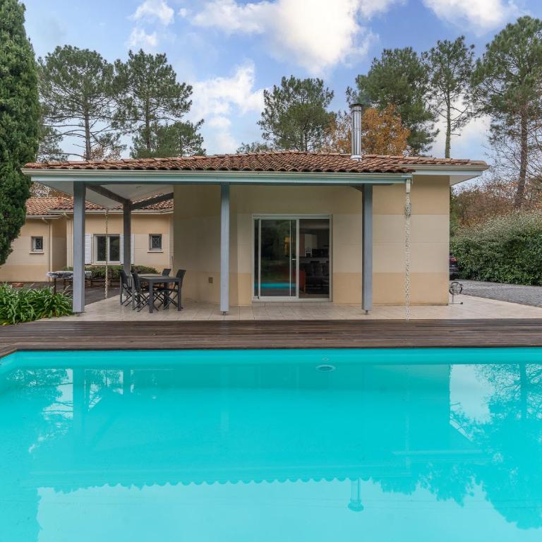 Maison 8 pers, piscine privée, wifi, proche golf à Biscarrosse - FR-1-521-231 - Ferienhaus - 11