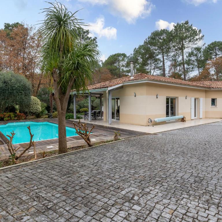 Maison 8 pers, piscine privée, wifi, proche golf à Biscarrosse - FR-1-521-231 - Ferienhaus - 12