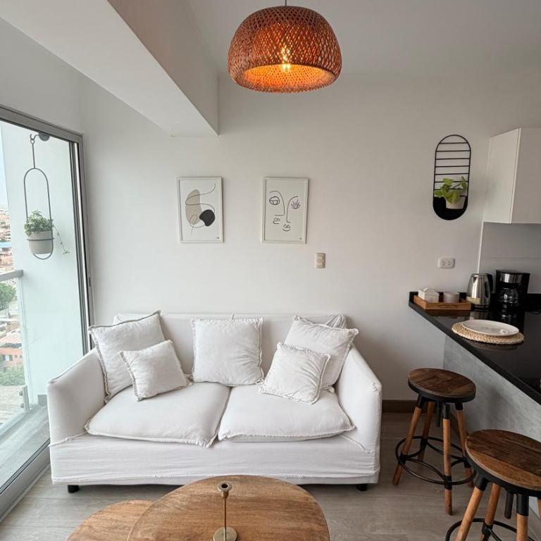 Designer Apartment Barranco Pool & Jacuzzi Ocean View - Apartamento de 1 dormitorio - 3