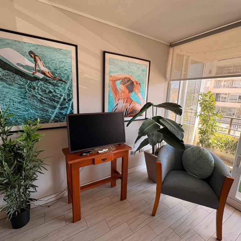 Hermoso Depto Quillota 1 D 1 B céntrico con estacionamiento - One-Bedroom Apartment - 9