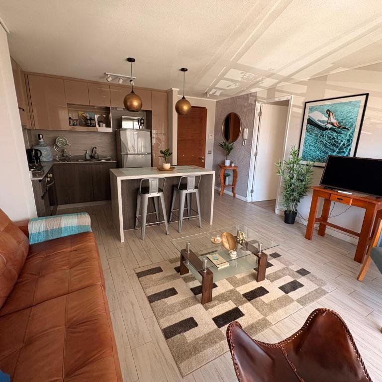 Hermoso Depto Quillota 1 D 1 B céntrico con estacionamiento - One-Bedroom Apartment - 1
