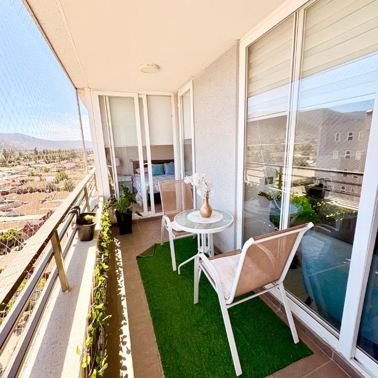 Bello y Céntrico Departamento Quillota 2 a 4 personas Parking Seguridad 24 hrs - Two-Bedroom Apartment - 13