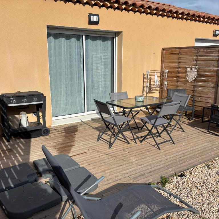 la pause detente, villa climatisée avec jardin et parking privés, à 5 mn de la mer, au calme - Casa con 1 dormitorio - 19
