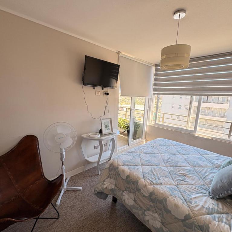 Bello y Céntrico Departamento Quillota 2 a 4 personas Parking Seguridad 24 hrs - Two-Bedroom Apartment - 3
