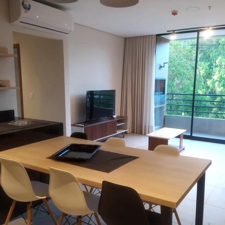 Departamento moderno con piscina rooftop en Asunción - Two-Bedroom Apartment - 7