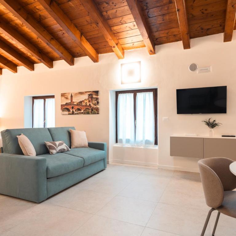 Romantic Vibes Verona - Monolocale King con Divano-Letto - 5