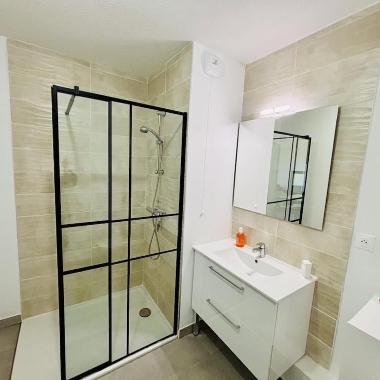 L appart, direct beach access, free parking secur - Appartement 1 Chambre - 9