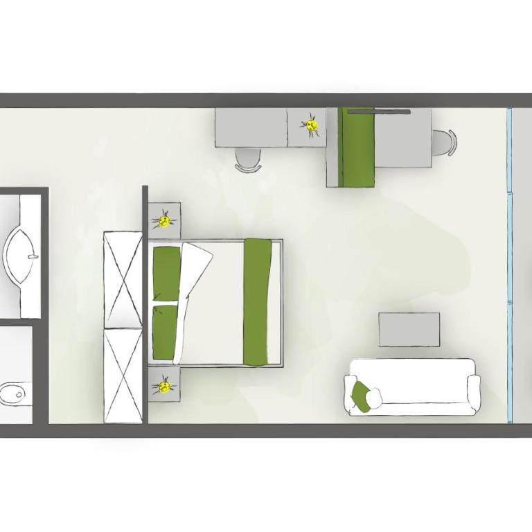 Garden Park Hotel - Deluxe Double Room with Pool View with Balcony - 5