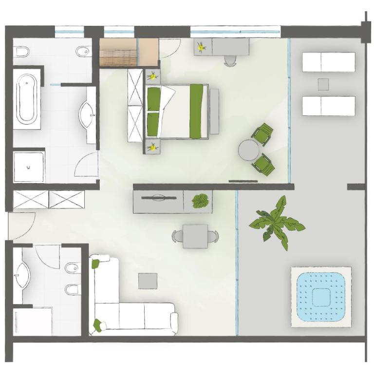 Garden Park Hotel - Suite with Spa Bath and Infrared Cabin - 8