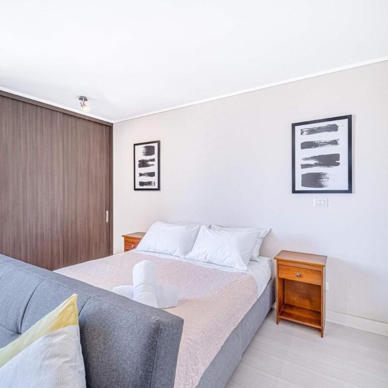 Viña Stay Studio Wifi & Excellent Location in Viña - Studio Apartment with Balcony - 9