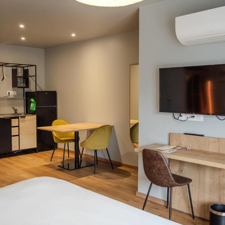 Tulip Inn Honfleur Residence & Spa - Studio Lit King-Size - Vue sur Jardin (Annexe) - 7