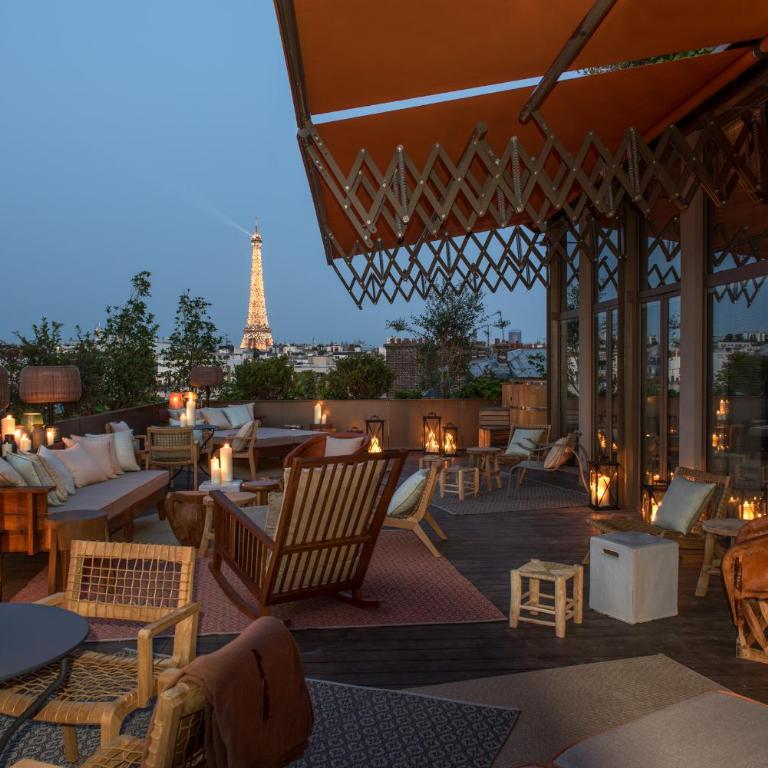 Brach Paris - Evok Collection - Suite Suzanne - Vue sur la Tour Eiffel et Bain Norvégien - 2