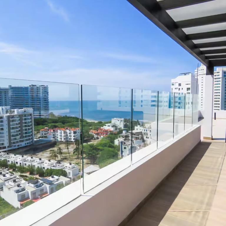 Loft Moderno Cerca del Mar con Balcón - Gaira Santa Marta - Two-Bedroom Apartment - 16