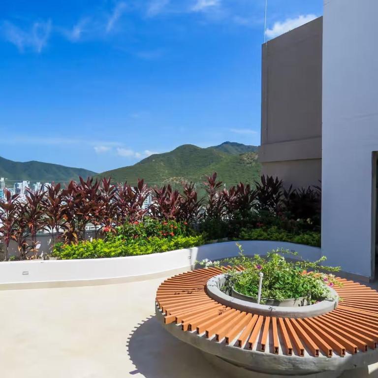 Loft Moderno Cerca del Mar con Balcón - Gaira Santa Marta - Two-Bedroom Apartment - 19