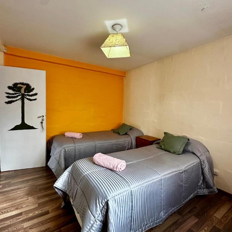Araucaria, Casa Patagonica - Habitación Doble Estándar - 2 camas - 3