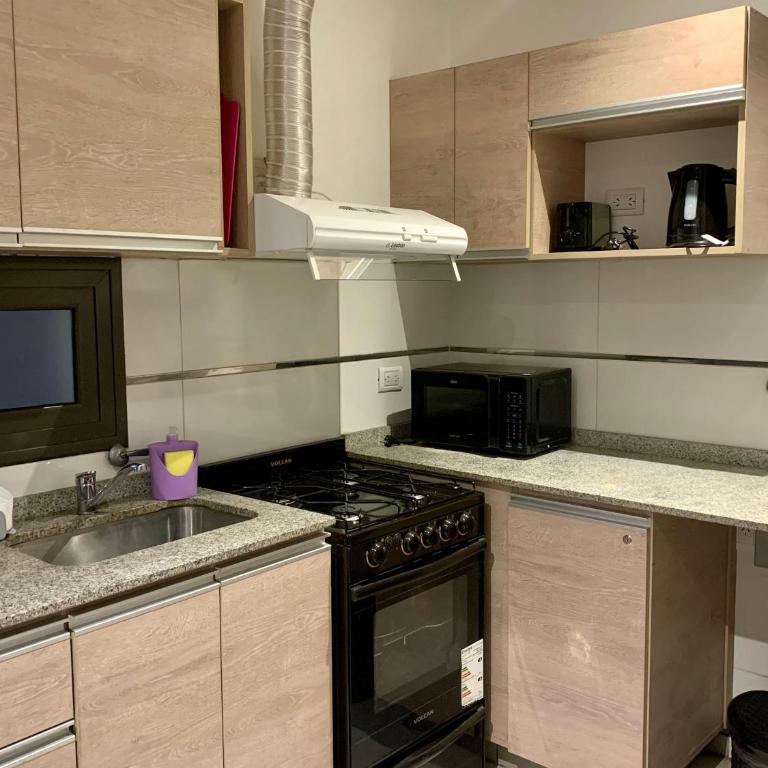 Pellegrini Apartments Mendoza !! Estupendos Departamentos con Cochera Privada cercanos a Parque Gral San Martin - Apartamento de 1 dormitorio con balcón y vistas a la montaña - 24