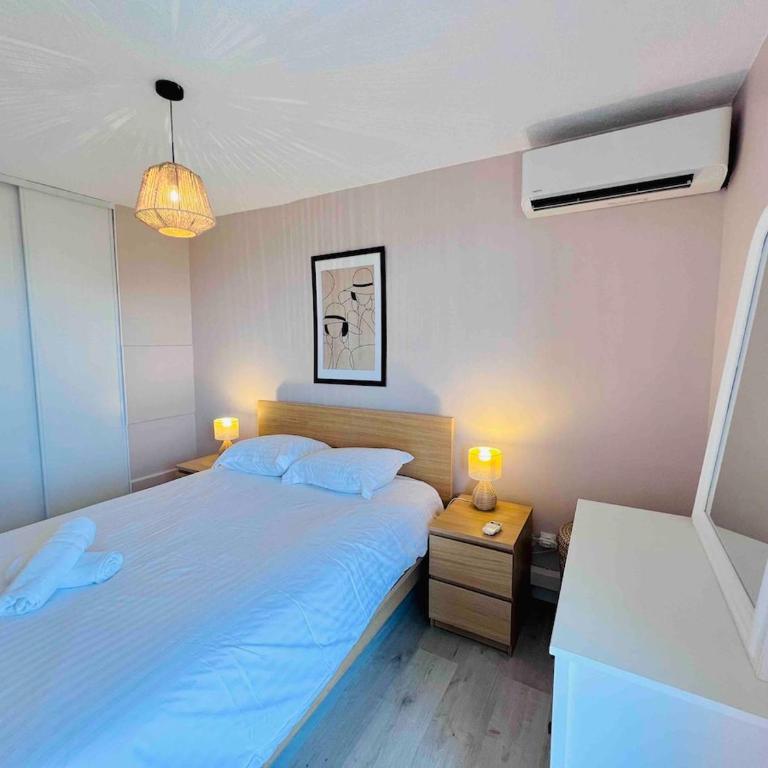 L'escale Azur - Apt 2 Prs - Vue Mer et Cap d'Antibes - Apartment mit 1 Schlafzimmer - 13