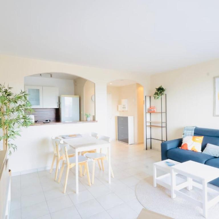 L'escale Azur - Apt 2 Prs - Vue Mer et Cap d'Antibes - Apartment mit 1 Schlafzimmer - 23