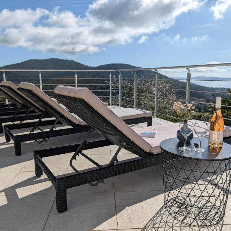 Villa - 4 Chambres, Climatisation, vue mer panoramique - Villa - 4