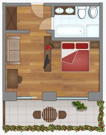Leitenhof - Chambre Double avec Balcon - 5