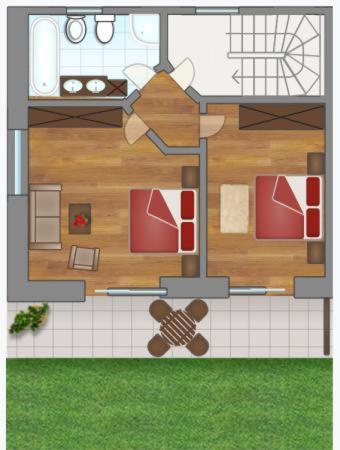 Leitenhof - Chambre Familiale avec Terrasse - 6
