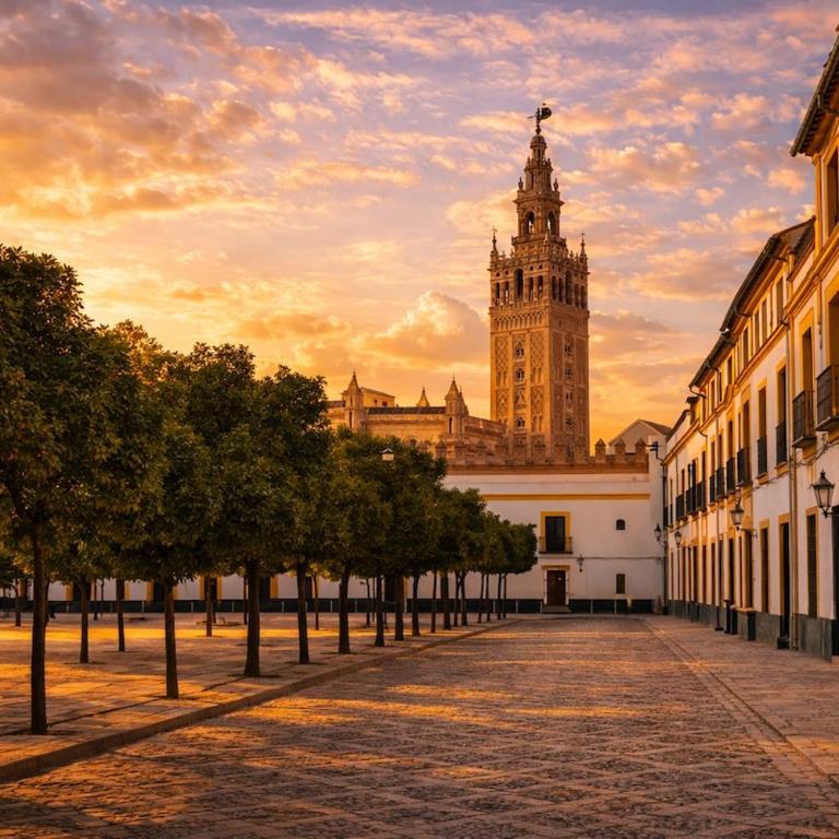 Sevilla Centro, Wifi, Aire Acondicionado y Balcón - Apartamento de 1 Dormitorio con balcón y vistas a la ciudad - 40
