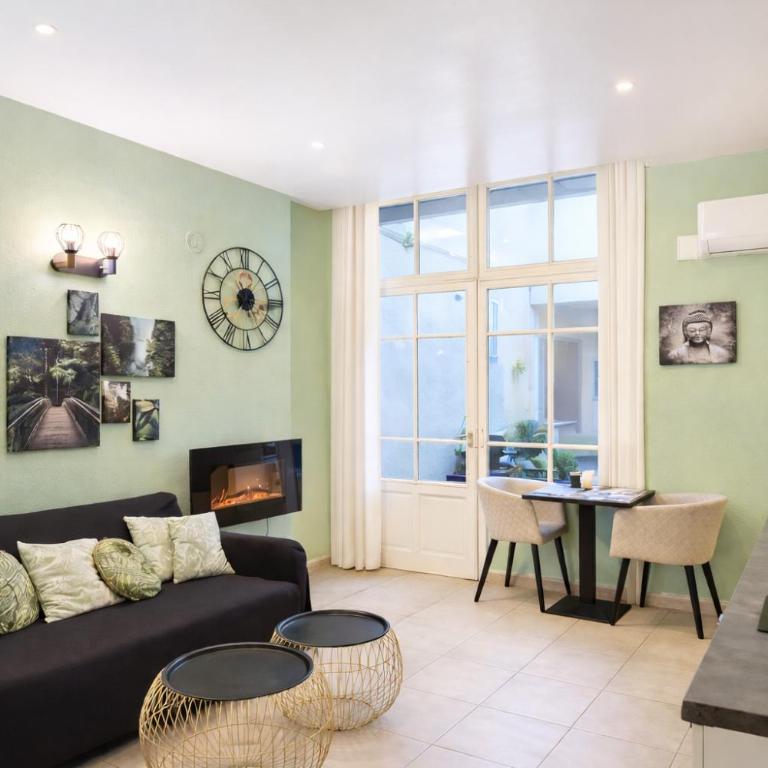 La parenthèse Carcassonnaise - 4 voyageurs - Terrasse - Proche cité médiévale - Apartment mit 1 Schlafzimmer - 1