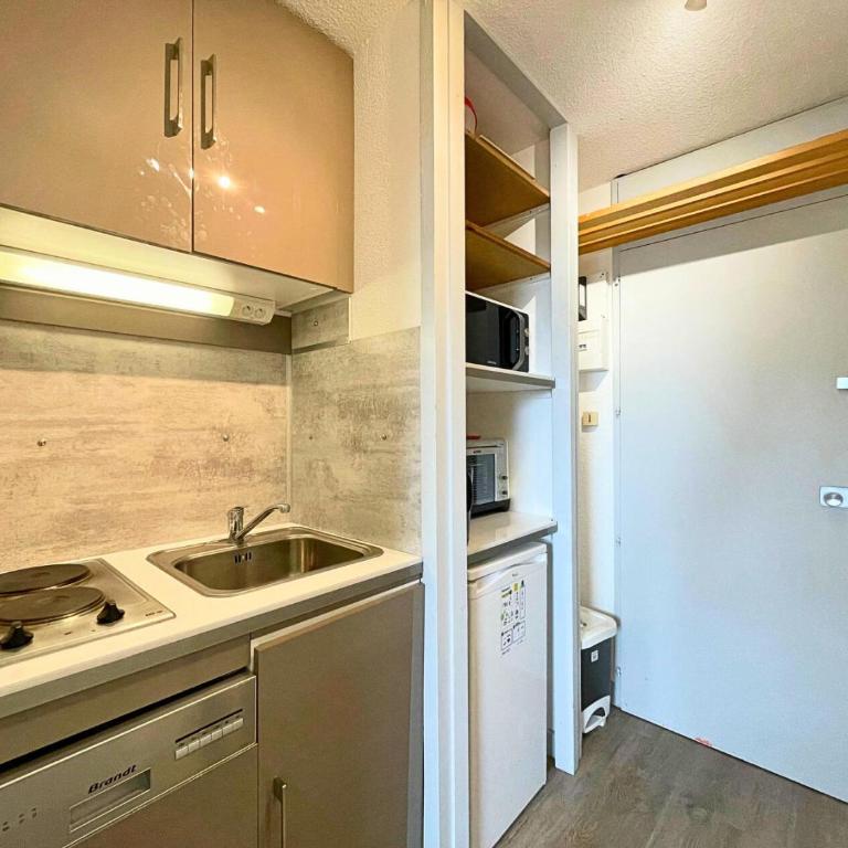 Résidence Chaviere - Studio 2 pers ski au pied au coeur des Menuires MAE-6064 - Studio - 5