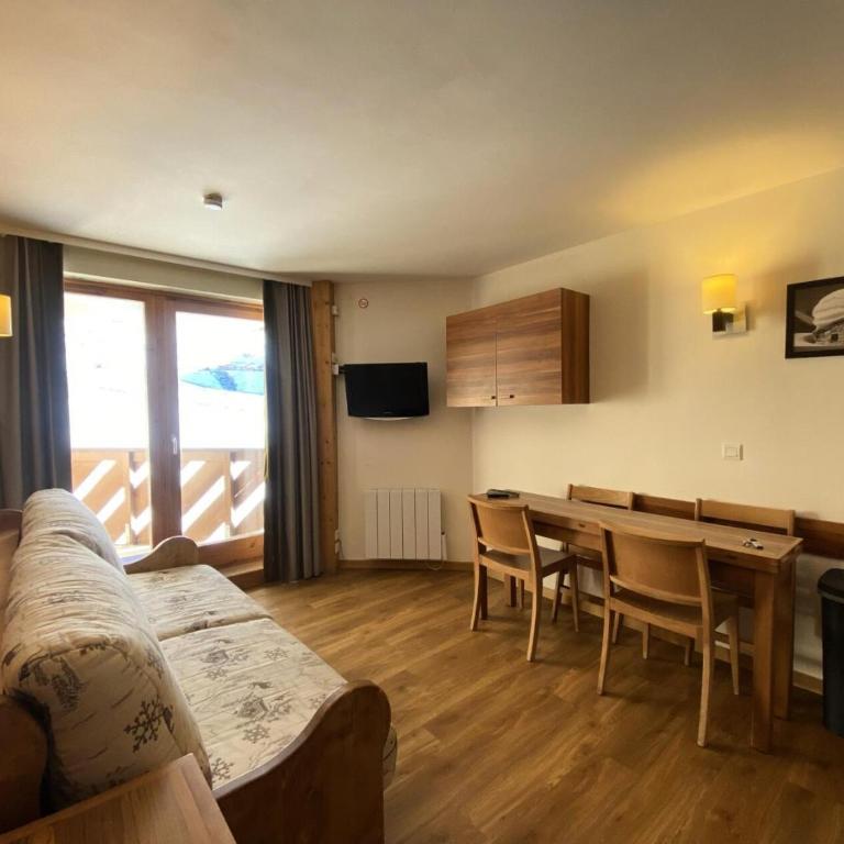 Résidence Pichu - VAL THORENS location: joli studio cabine avec vue directe sur les pistes MAE-3784 - Appartamento - 1