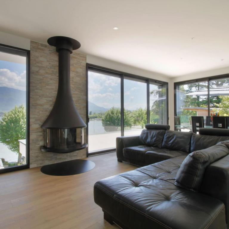 Villa Piscine chauffée vue et accès lac climatisation - Villa - 14