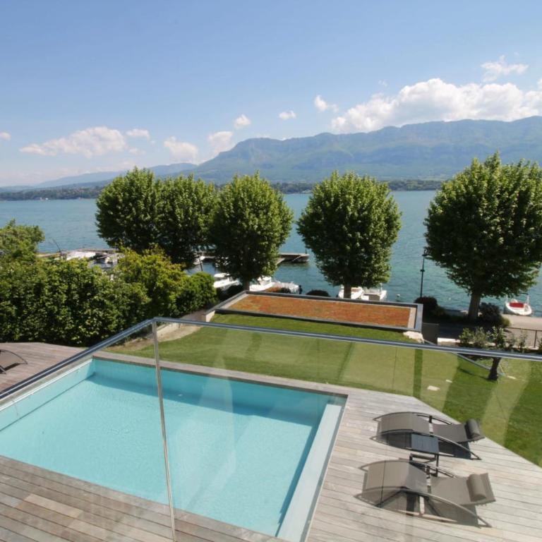 Villa Piscine chauffée vue et accès lac climatisation - Villa - 44