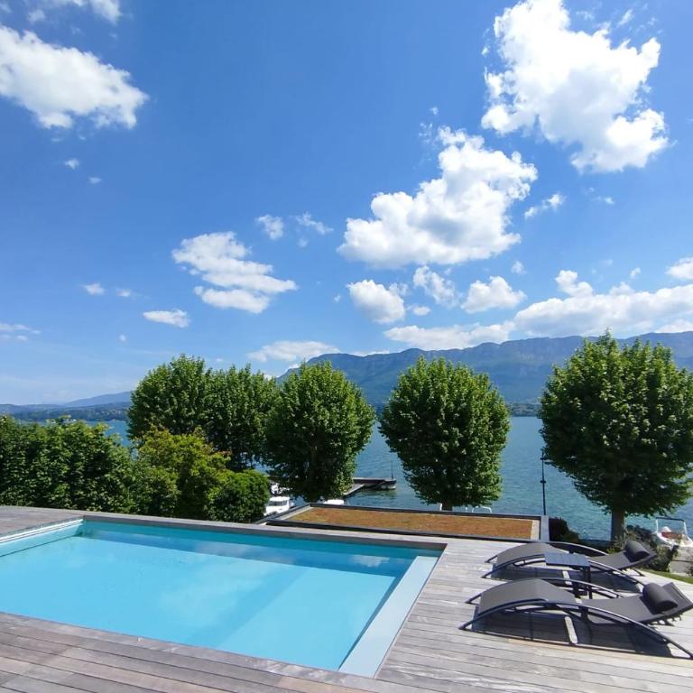 Villa Piscine chauffée vue et accès lac climatisation - Villa - 3