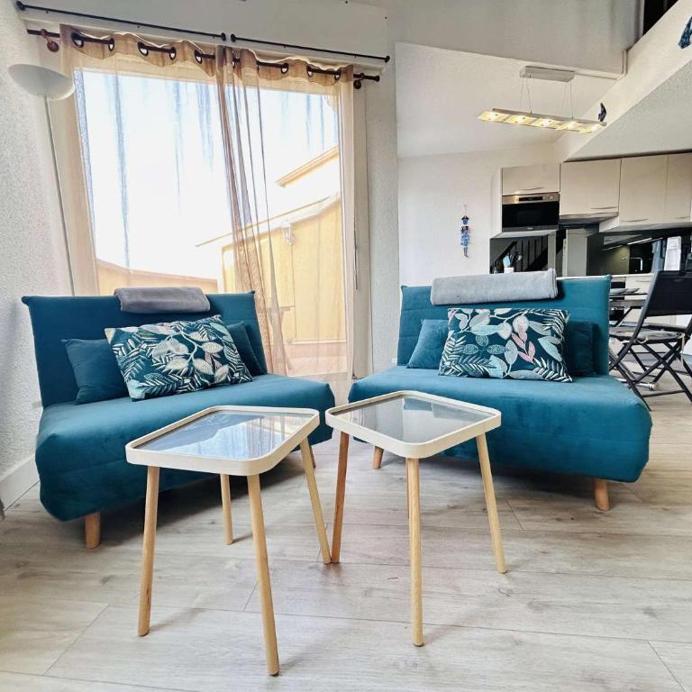 Appart Studio Mezzanine - 4 Couchages - Cap d'Agde CT040-244 - Apartment mit 1 Schlafzimmer und Terrasse - 3